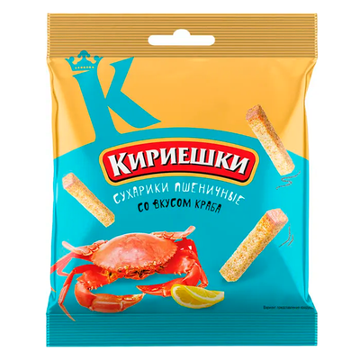 Croutons "Kirieschki" mit Krabbengeschmack, 40 g
