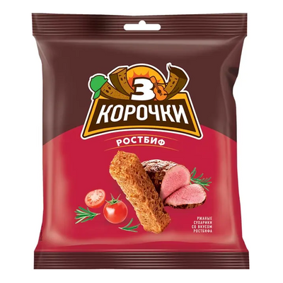 Croutons "3 Korotski" mit Roastbeefgeschmack, 40 g