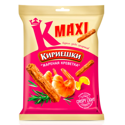 Croutons "Kirieschki Maxi" mit gebratene Garnelen Geschmack, 60 g