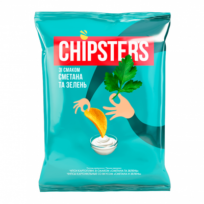 Chipsters Sauerrahm- und Kräutergeschmack 60 g
