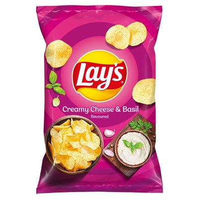 Lay's Creamy Cheese & Basil Flavour 130 g