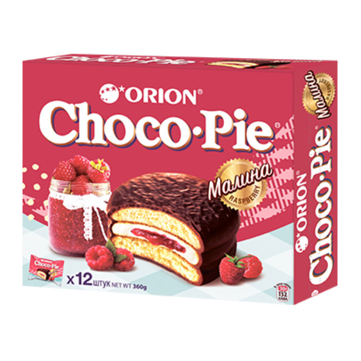 Orion Choco Pie Himbeer 12x30g