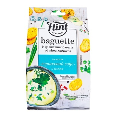 Croutons "Flint Baguette" Sauerrahm-Kräutergeschmack, 60 g