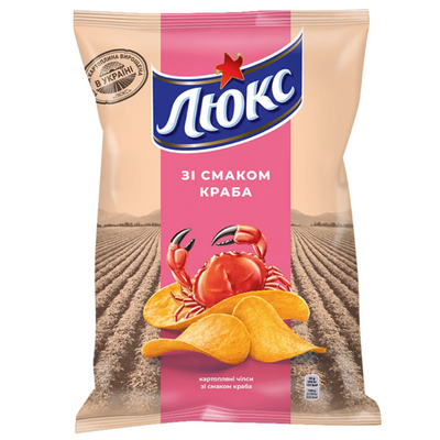 "LUX" Chips Crab Geschmack 125 g