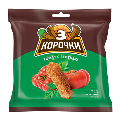 Croutons "3 Korotski" mit Tomaten- und Kräutergeschmack, 40 g