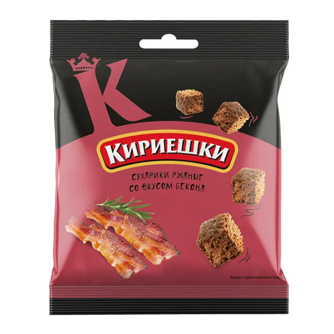 Croutons "Kirieschki" mit Bacongeschmack, 40 g