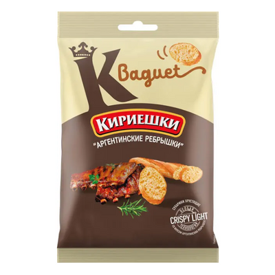 Croutons "Kirieschki Baguet" mit argentinischem Rippchengeschmack, 50 g