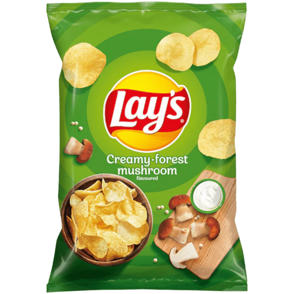 Lay's Creamy Forest Mushroom (Белые грибы со сметанкой) Flavour 130 g