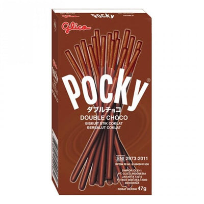 Gebäck Pocky mit Doppelschokoladengeschmack, 47 g
